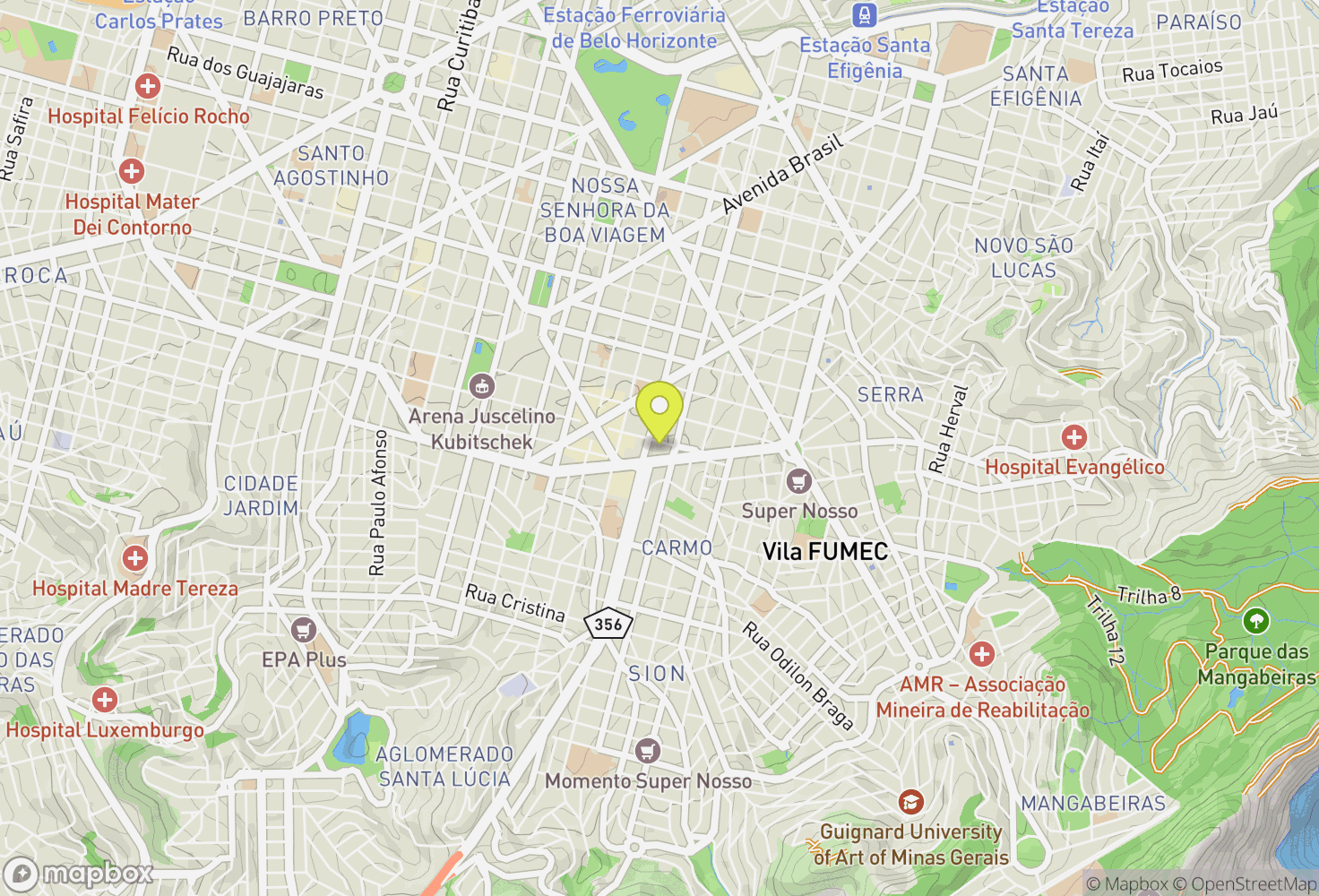 Map of ROKAZ Escalada