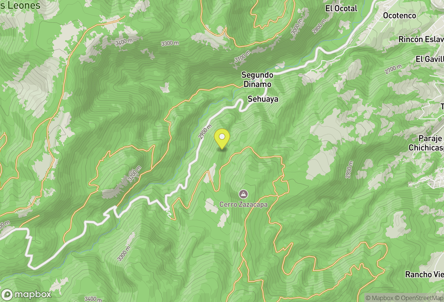 Map of Los Dinamos