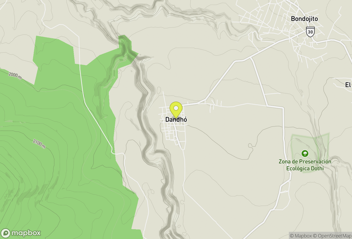 Map of Dandhó