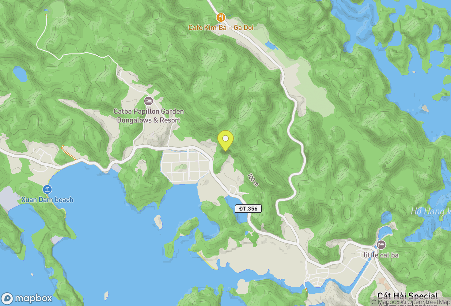 Map of Cat Ba Island