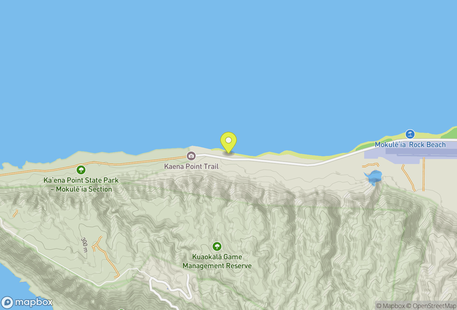 Map of Mokuleia  Wall