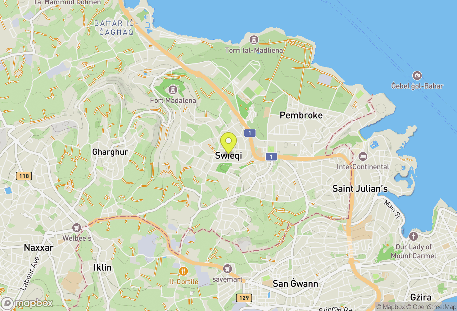 Map of Swieqi