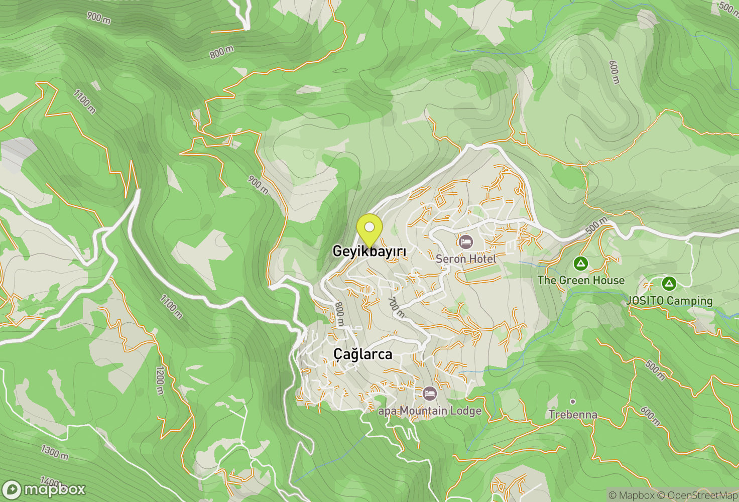 Map of Geyikbayırı