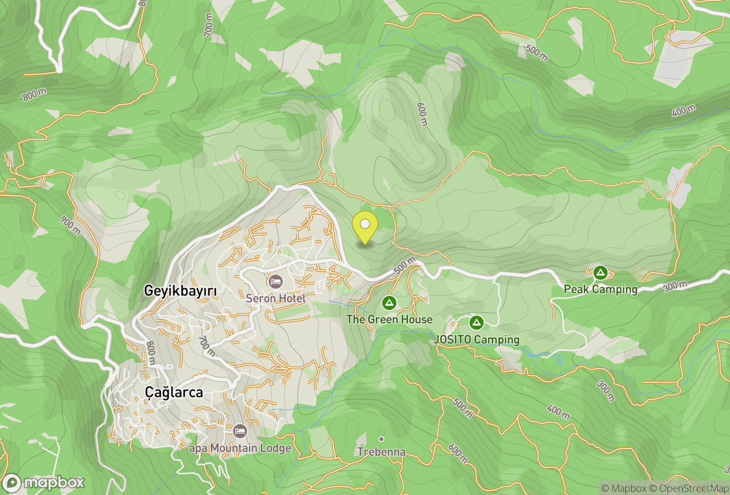 Map of Geyikbayırı