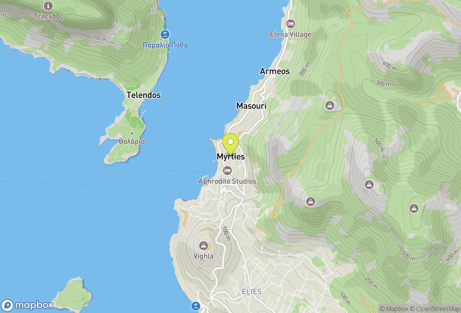 Map of Myrties