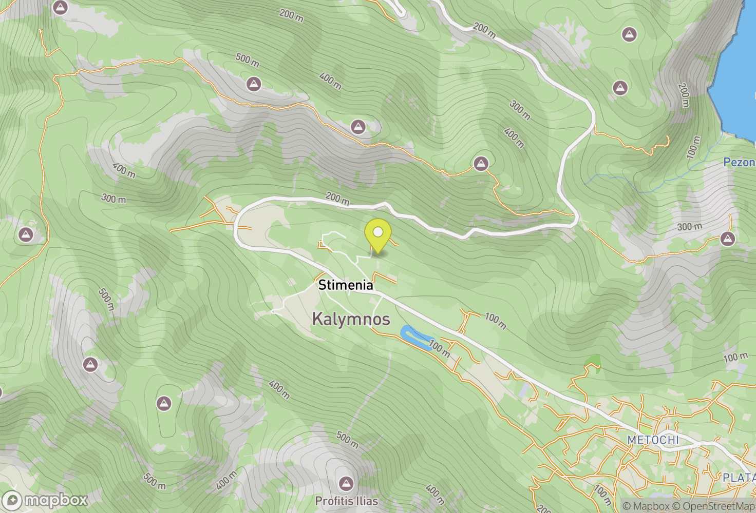 Map of Kalymnos