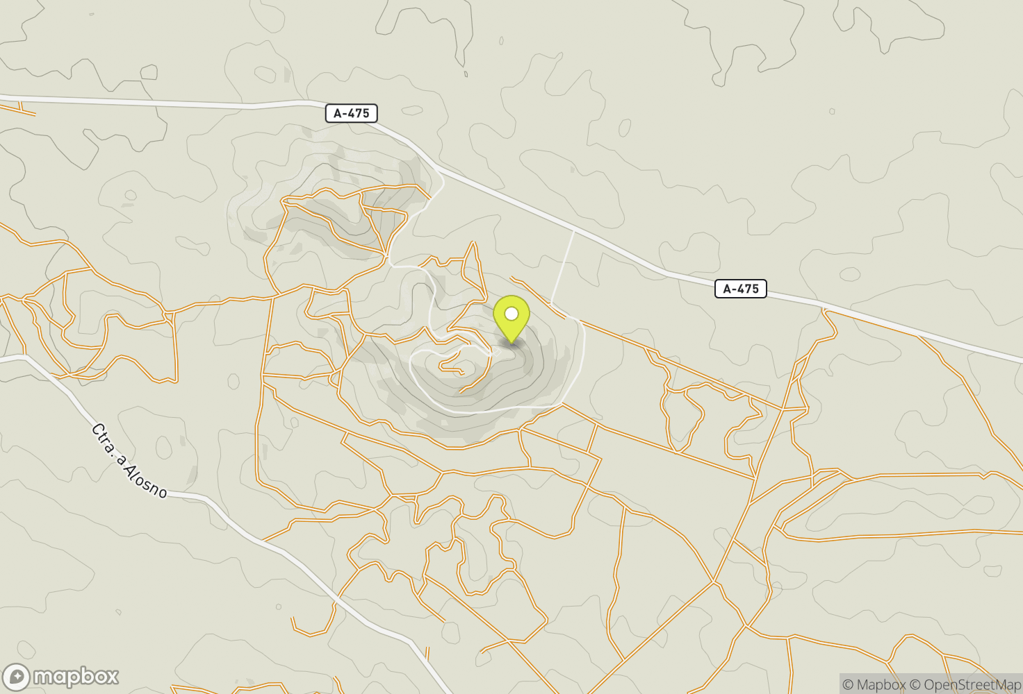 Map of Nuestra Señora de la Peña