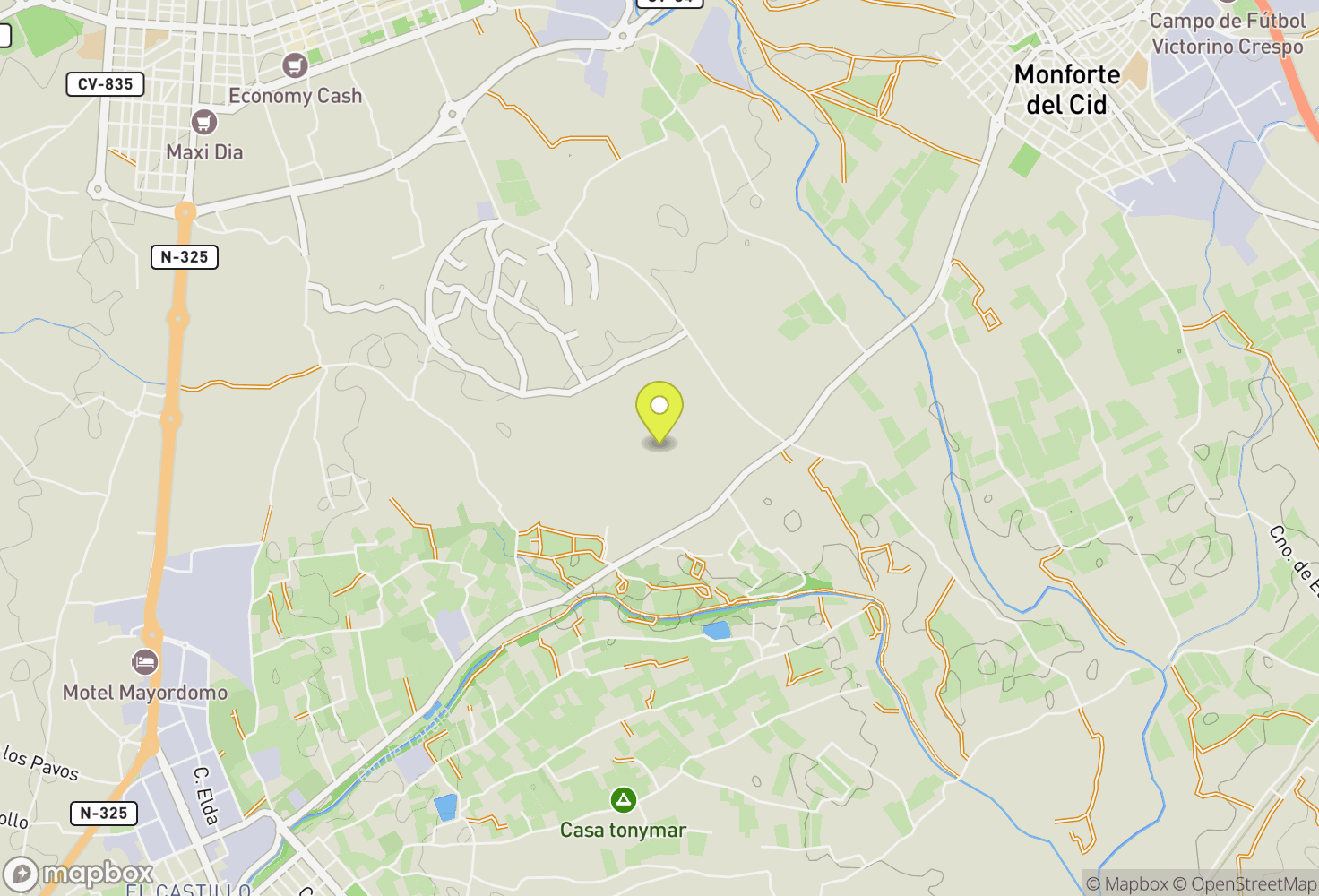 Map of Alacant / Alicante
