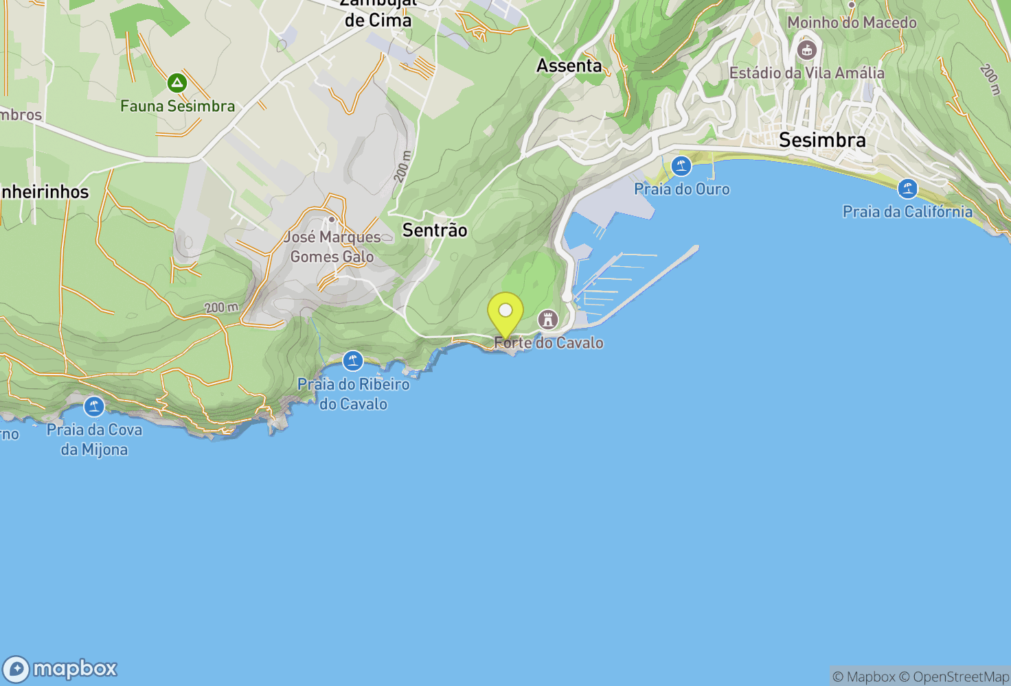 Map of Forte Do Cavalo