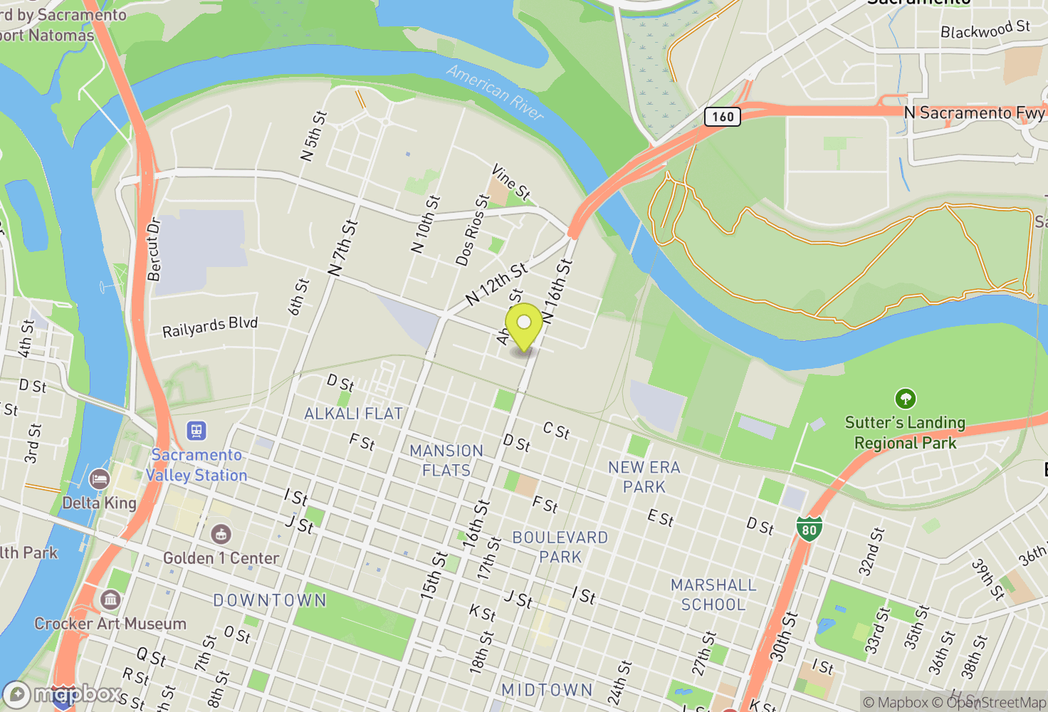 Map of Sacramento Pipeworks