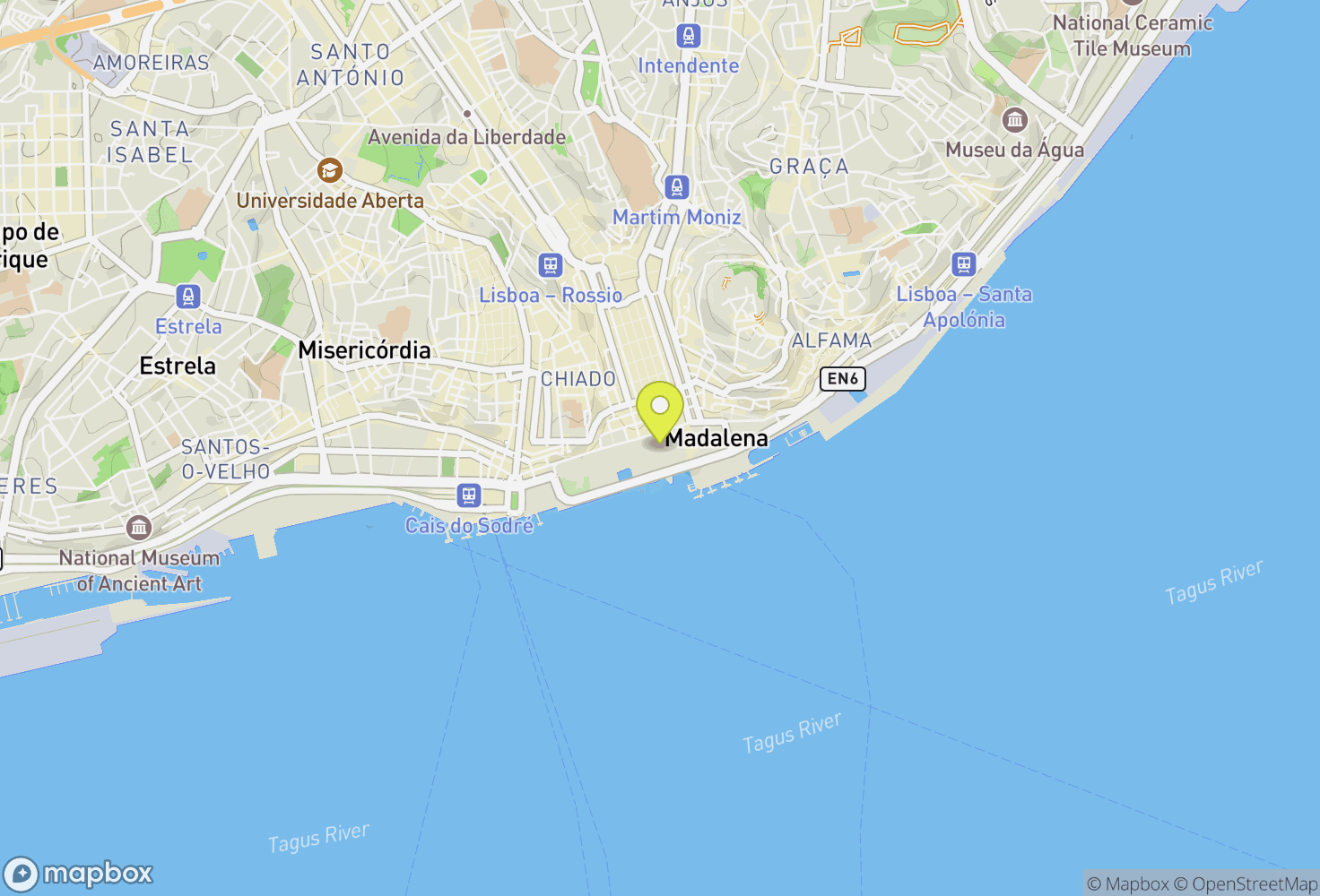 Map of Lisbon