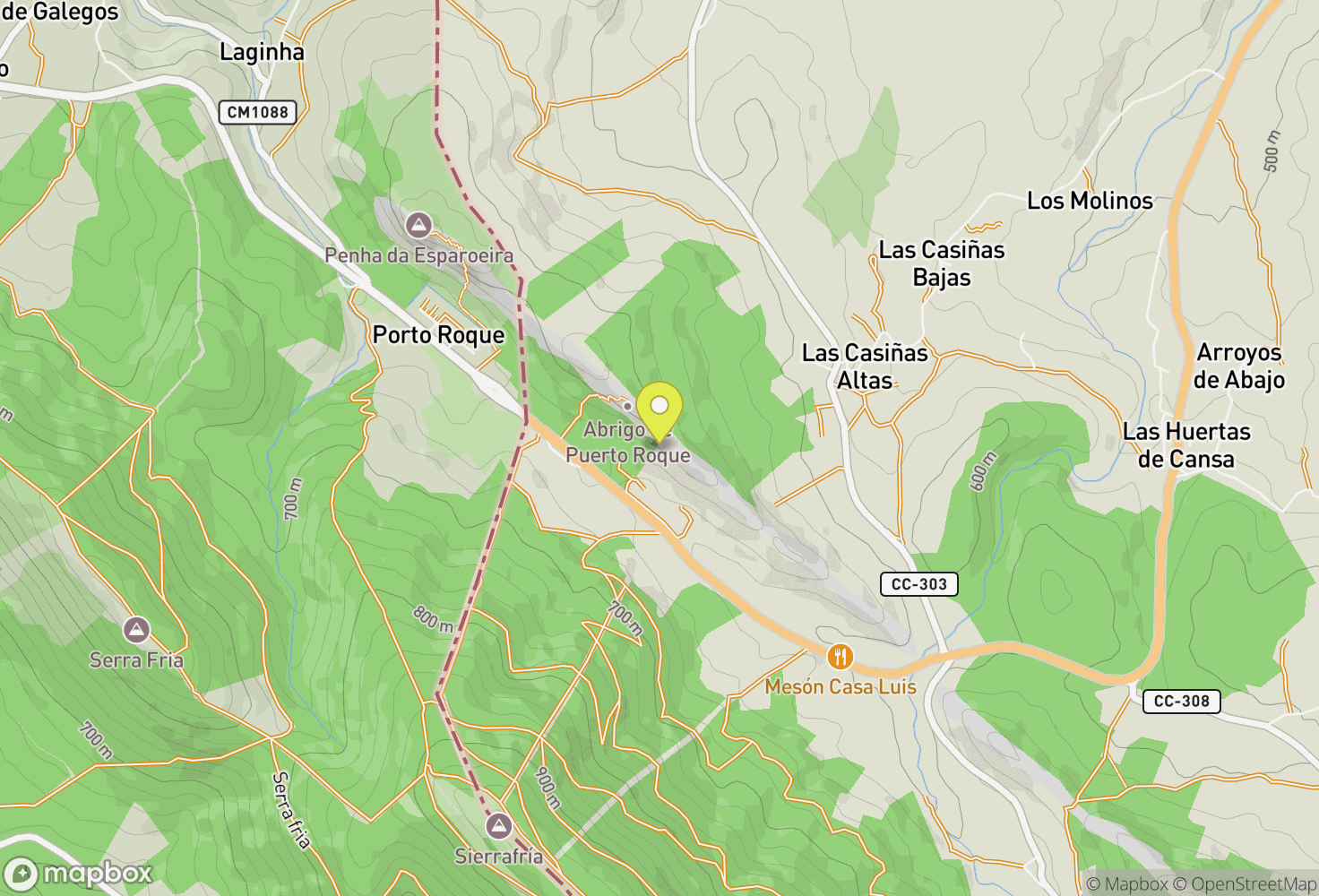 Map of Puerto Roque