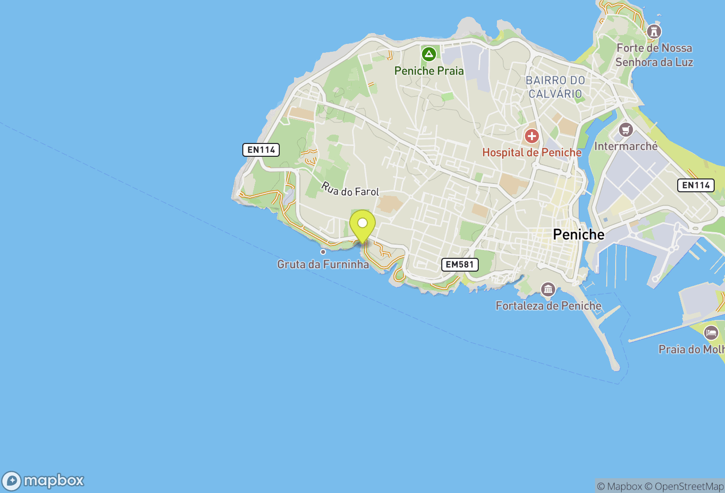 Map of Carreiro da Furninha
