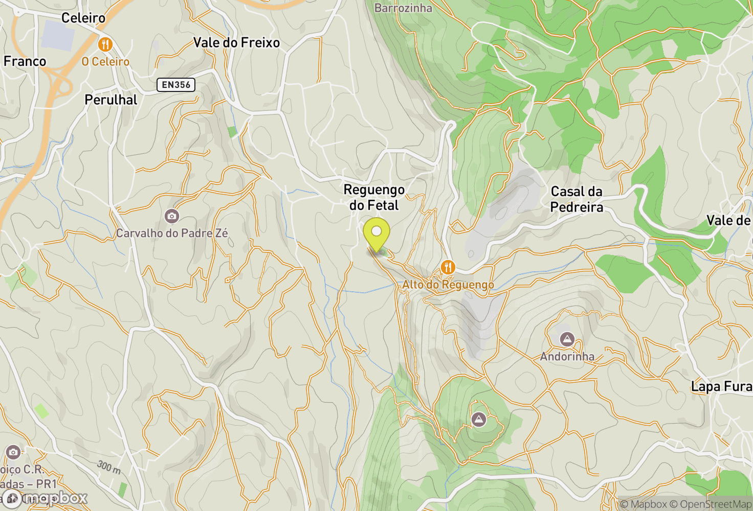 Map of Reguengo do Fetal, Portugal