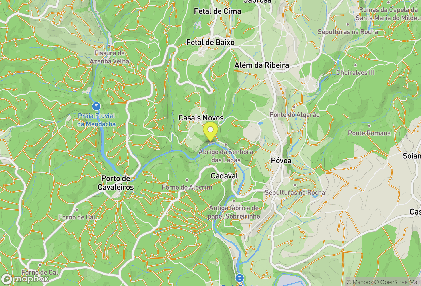 Map of Capela de Nossa Senhora das Lapas