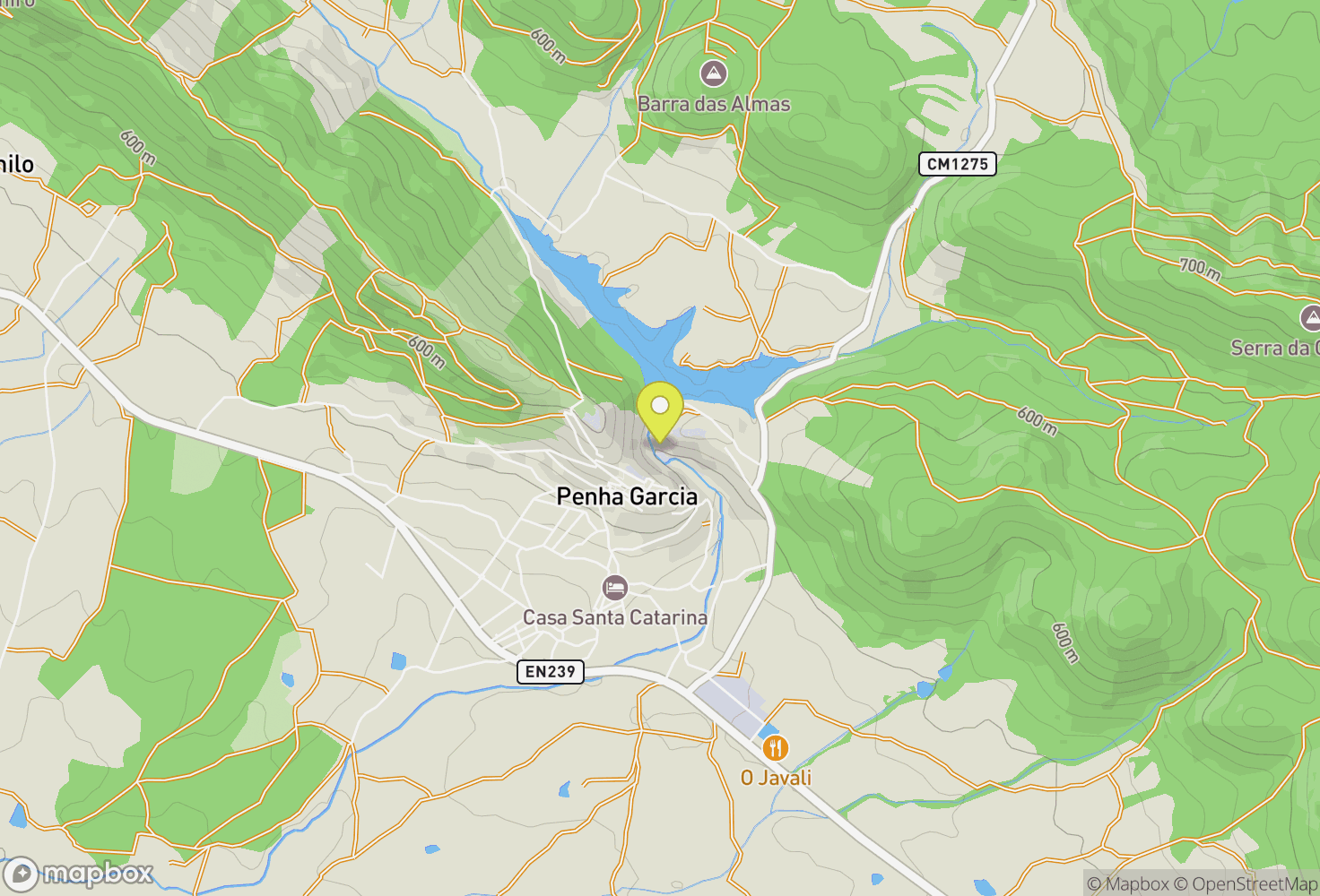 Map of Penha Garcia