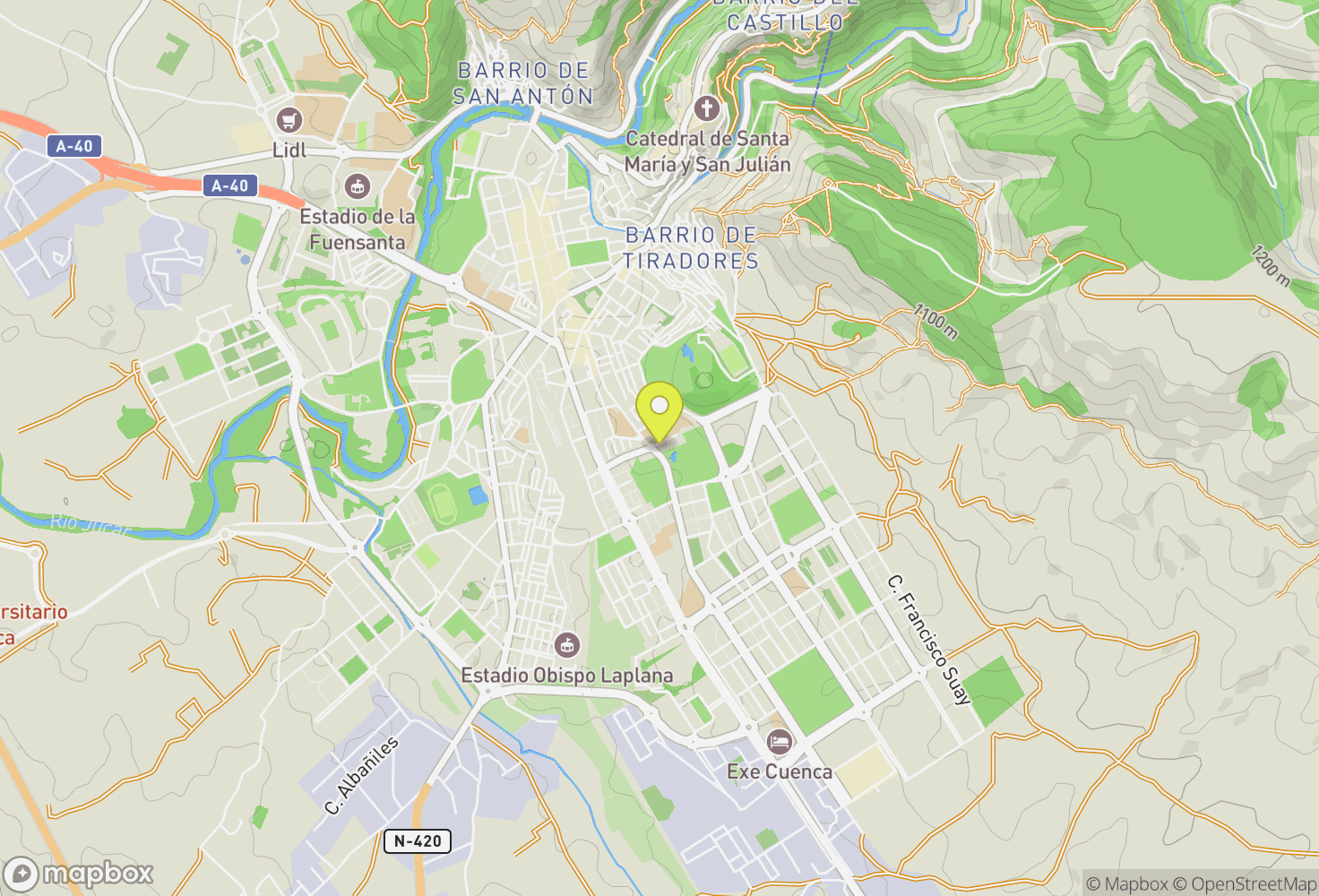 Map of Cuenca