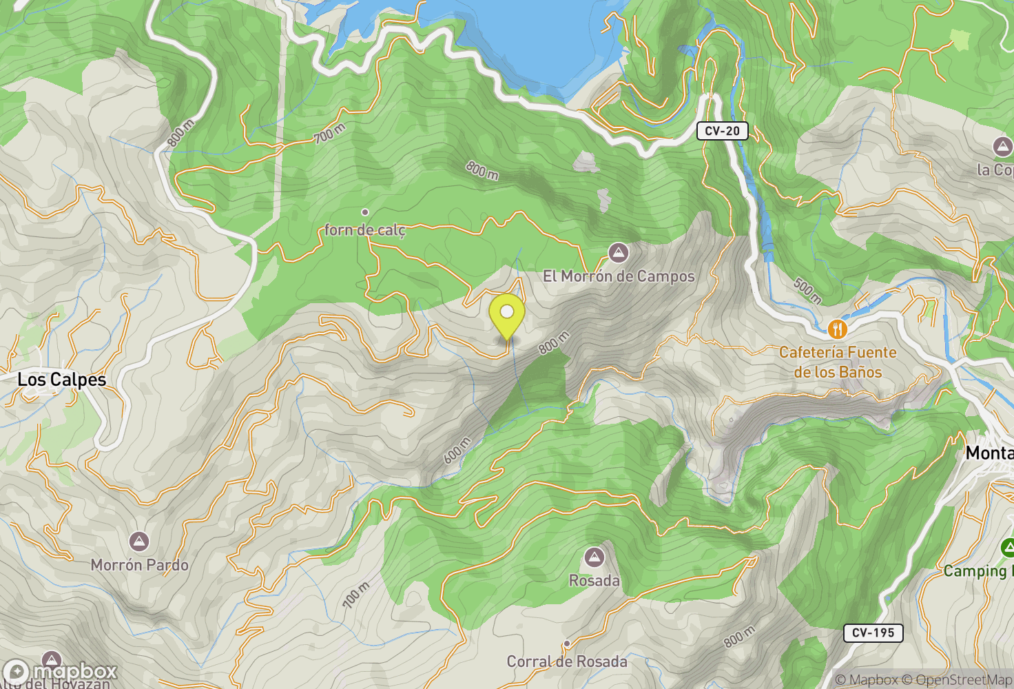 Map of Montanejos