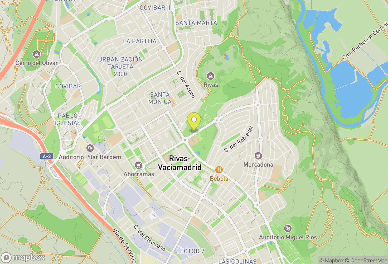 Map of Rivas-Vaciamadrid