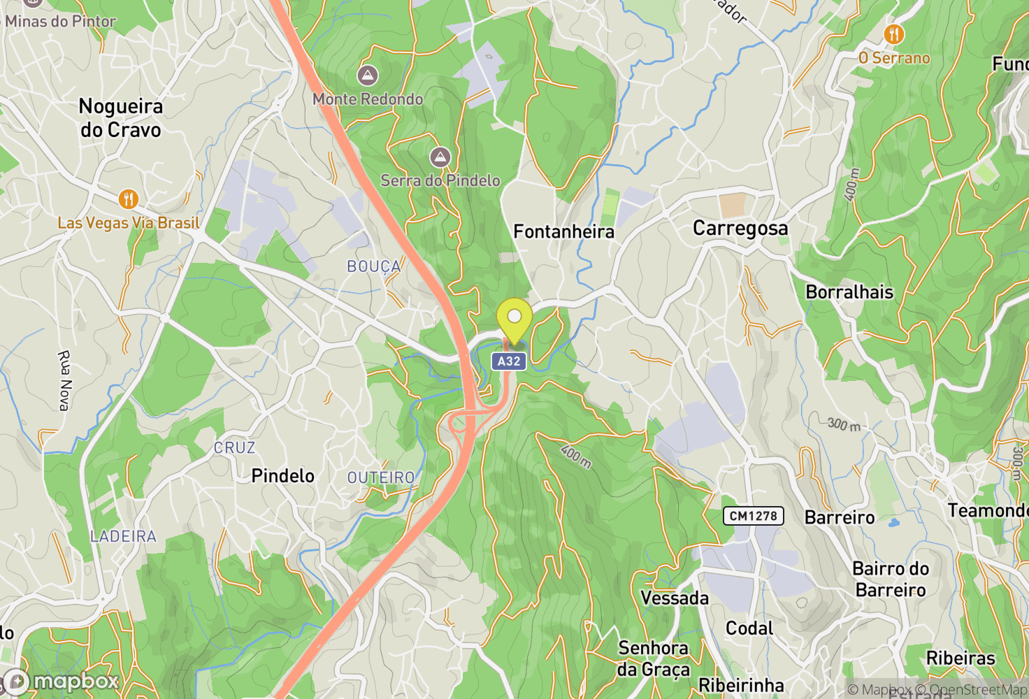 Map of Pedra Má