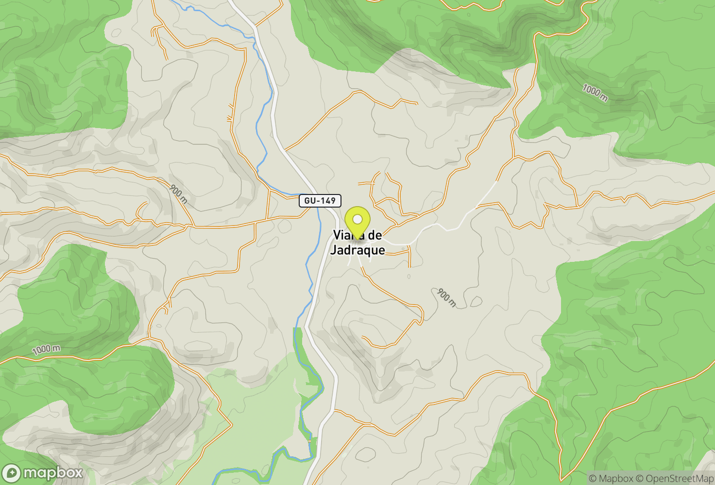 Map of Viana de Jadraque
