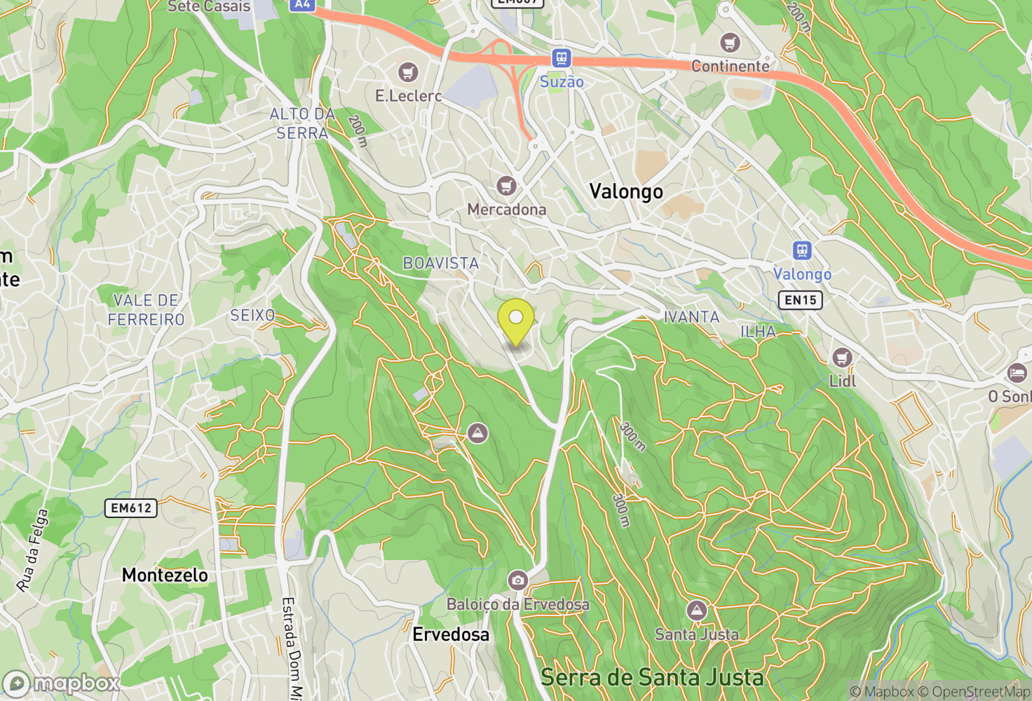 Map of Sanatório
