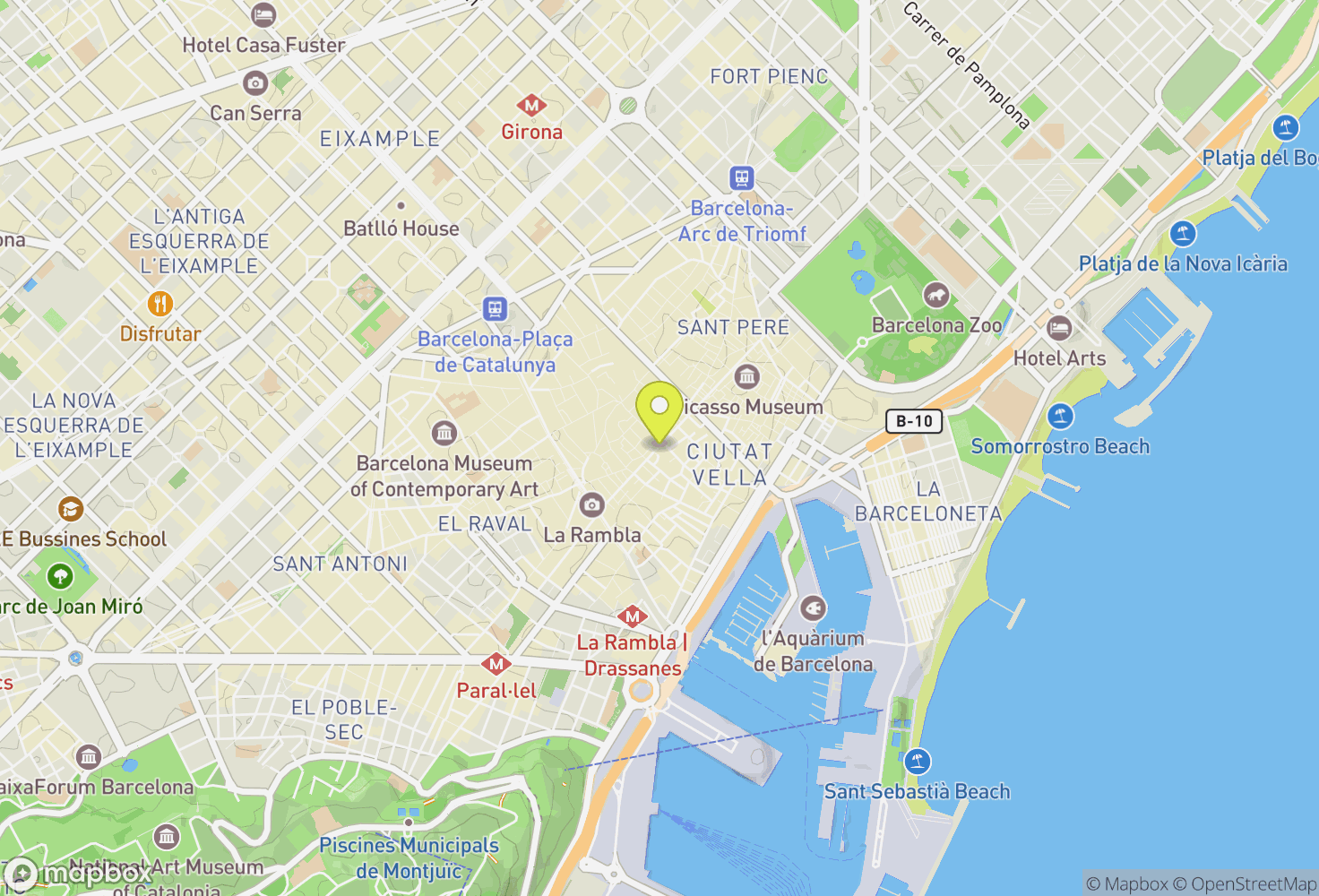Map of Barcelona