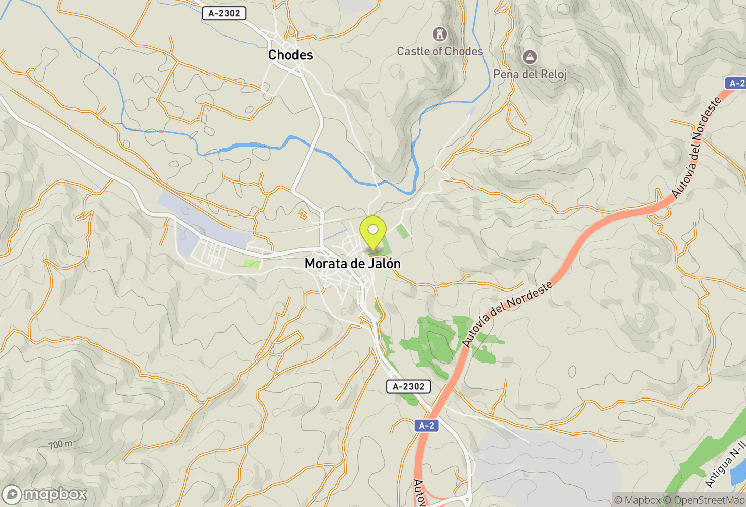 Map of Morata de Jalón, España