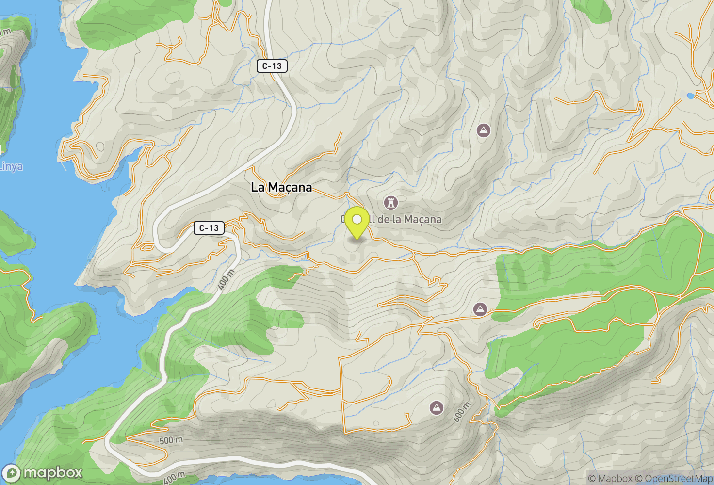 Map of Camarasa