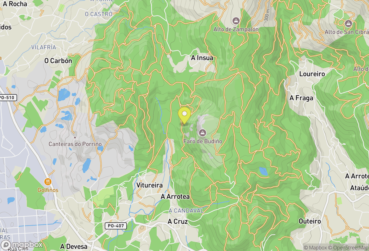 Map of Faro de Budiño