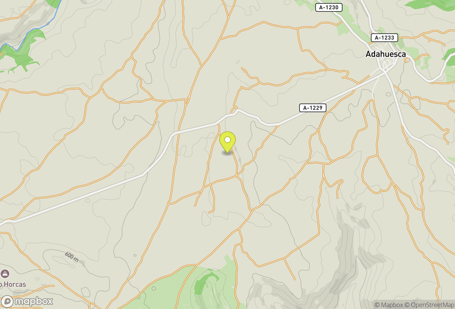 Map of Huesca