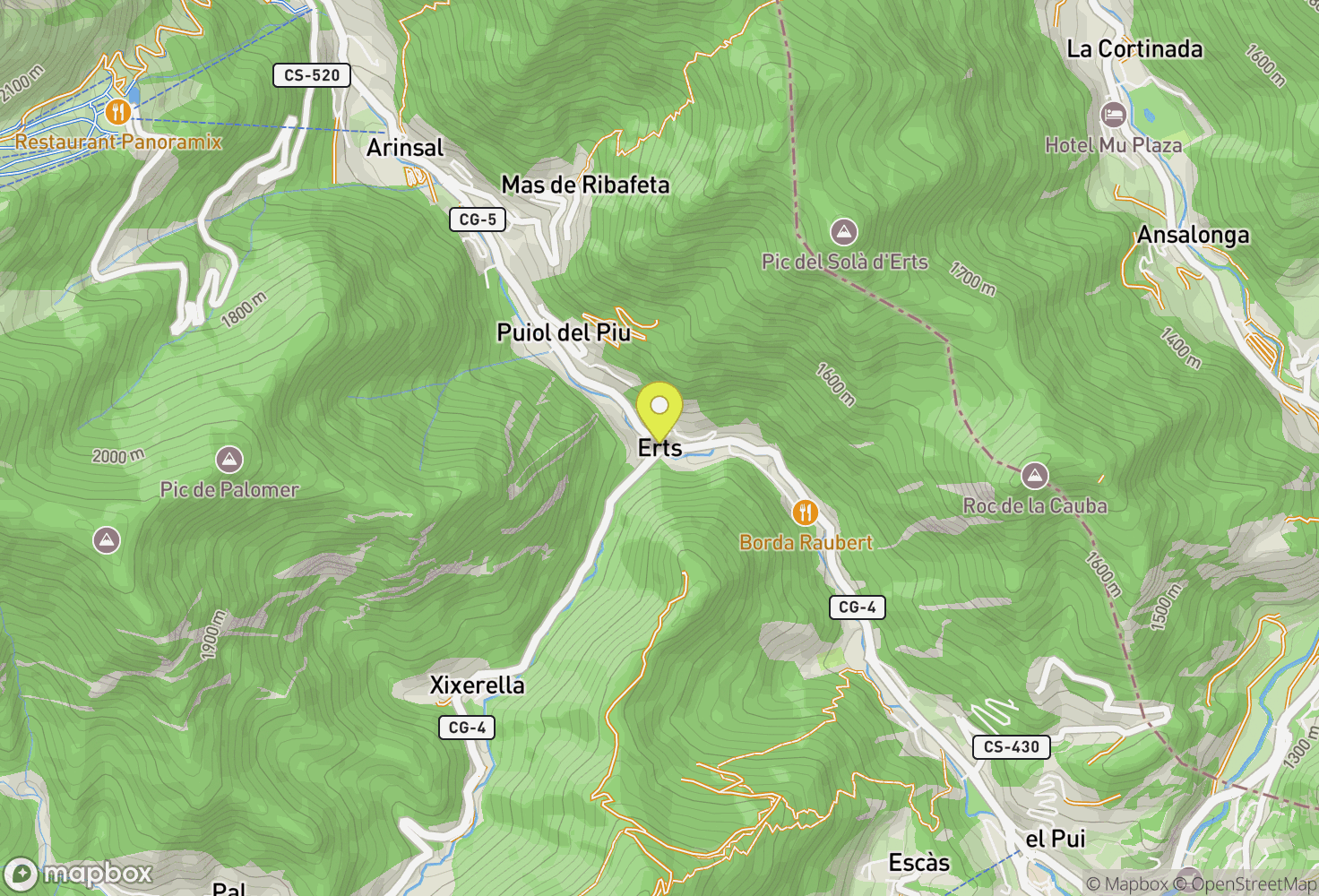 Map of Erts