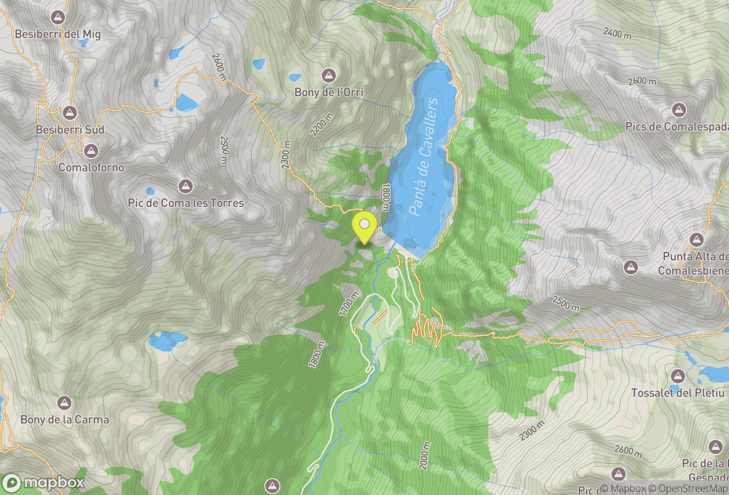 Map of Cavallers