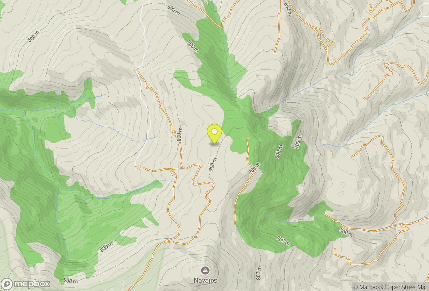 Map of Cantabria, Asturias, País Vasco