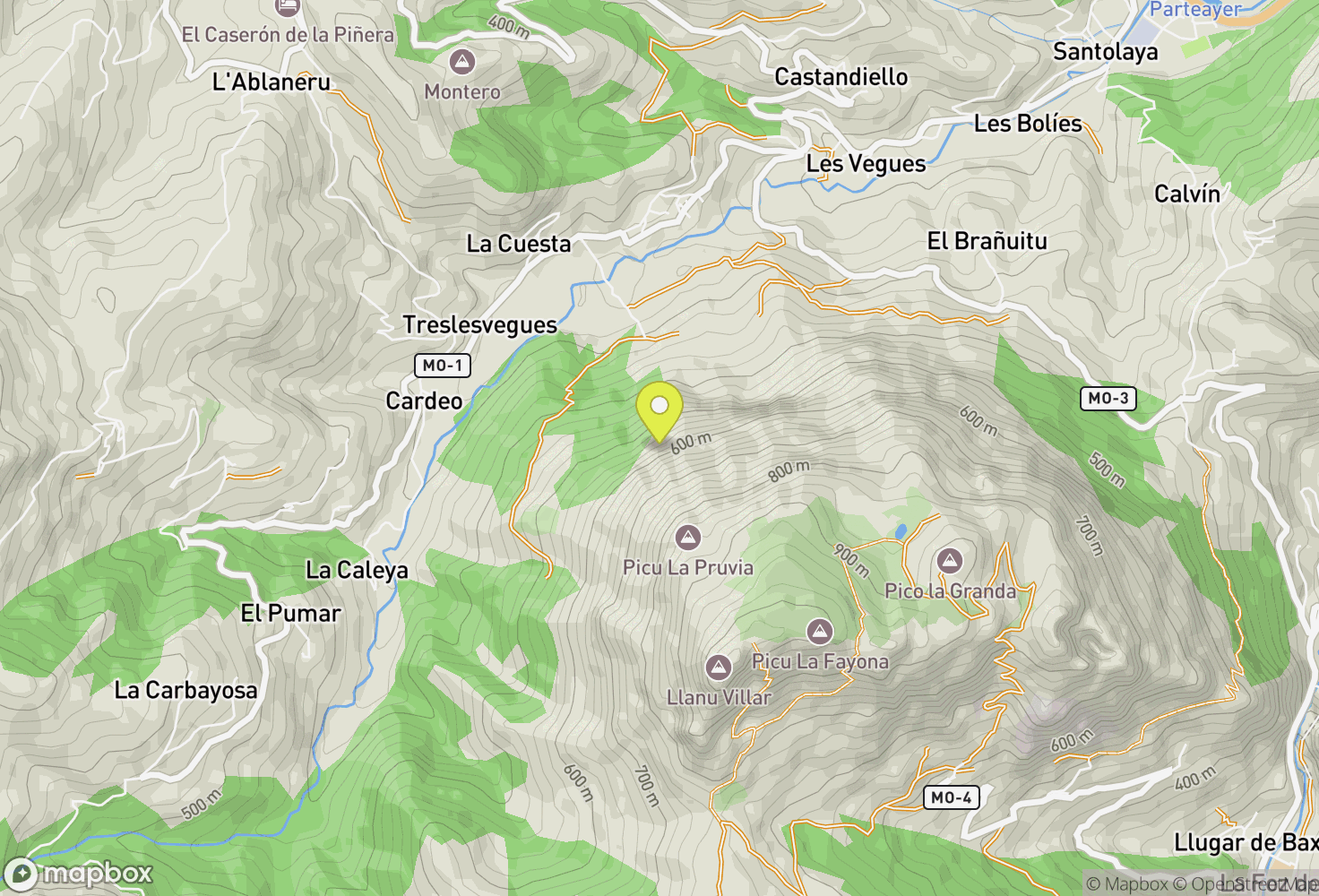 Map of Morcín