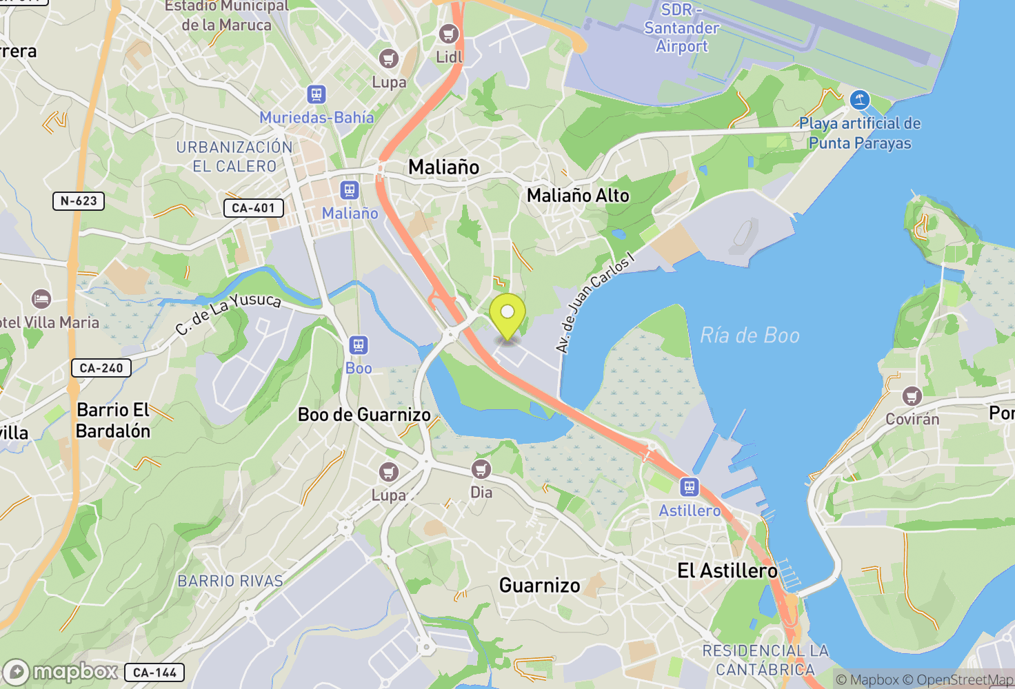 Map of Treparriscos