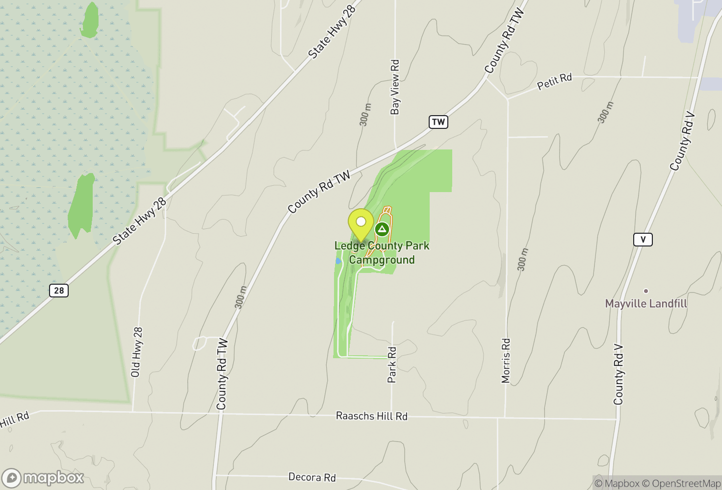 Map of Ledge Park