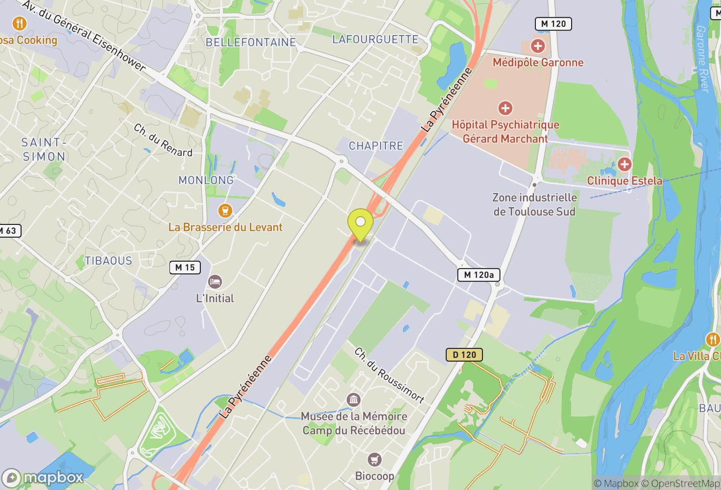 Map of Altissimo Toulouse Portet