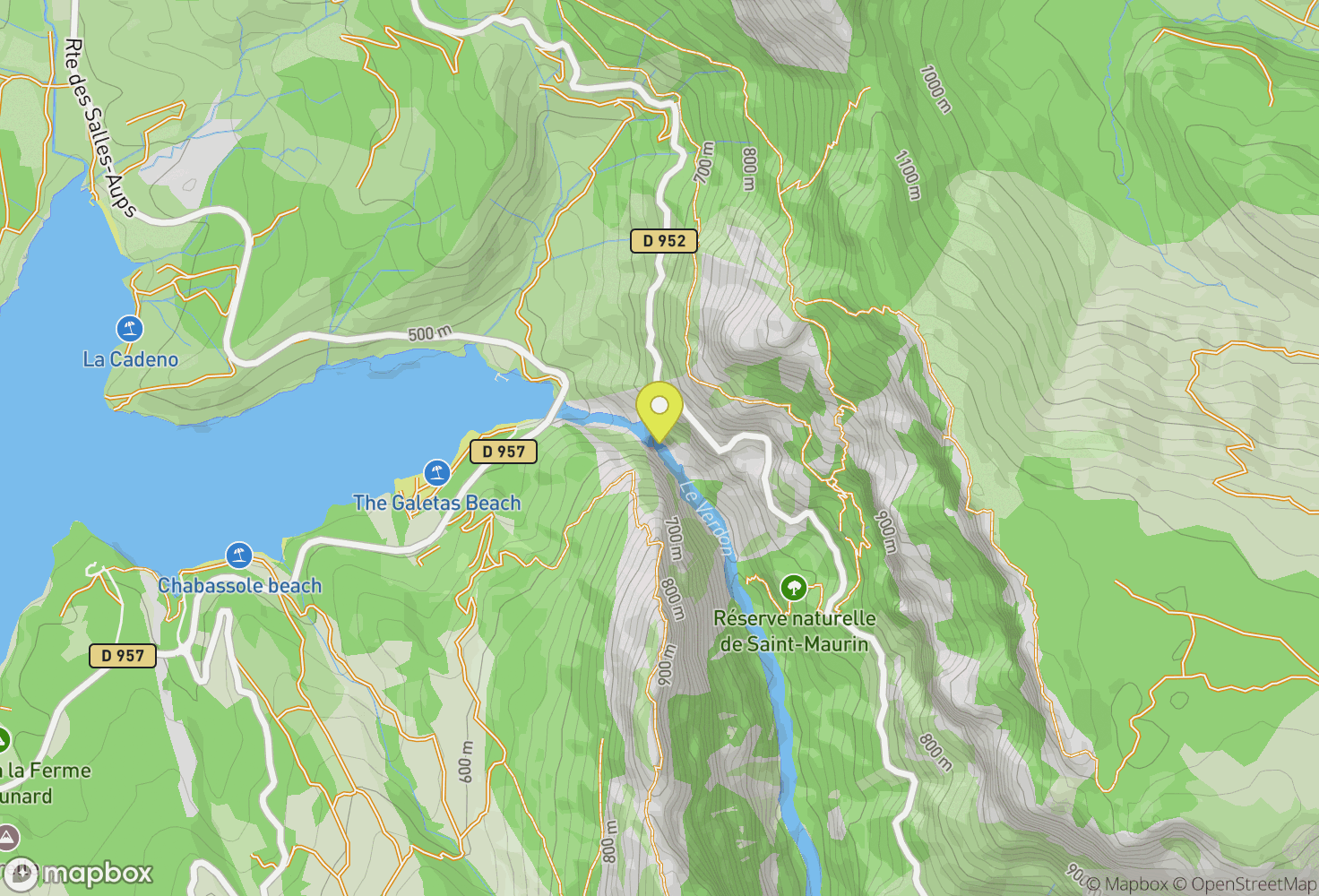 Map of Le Verdon