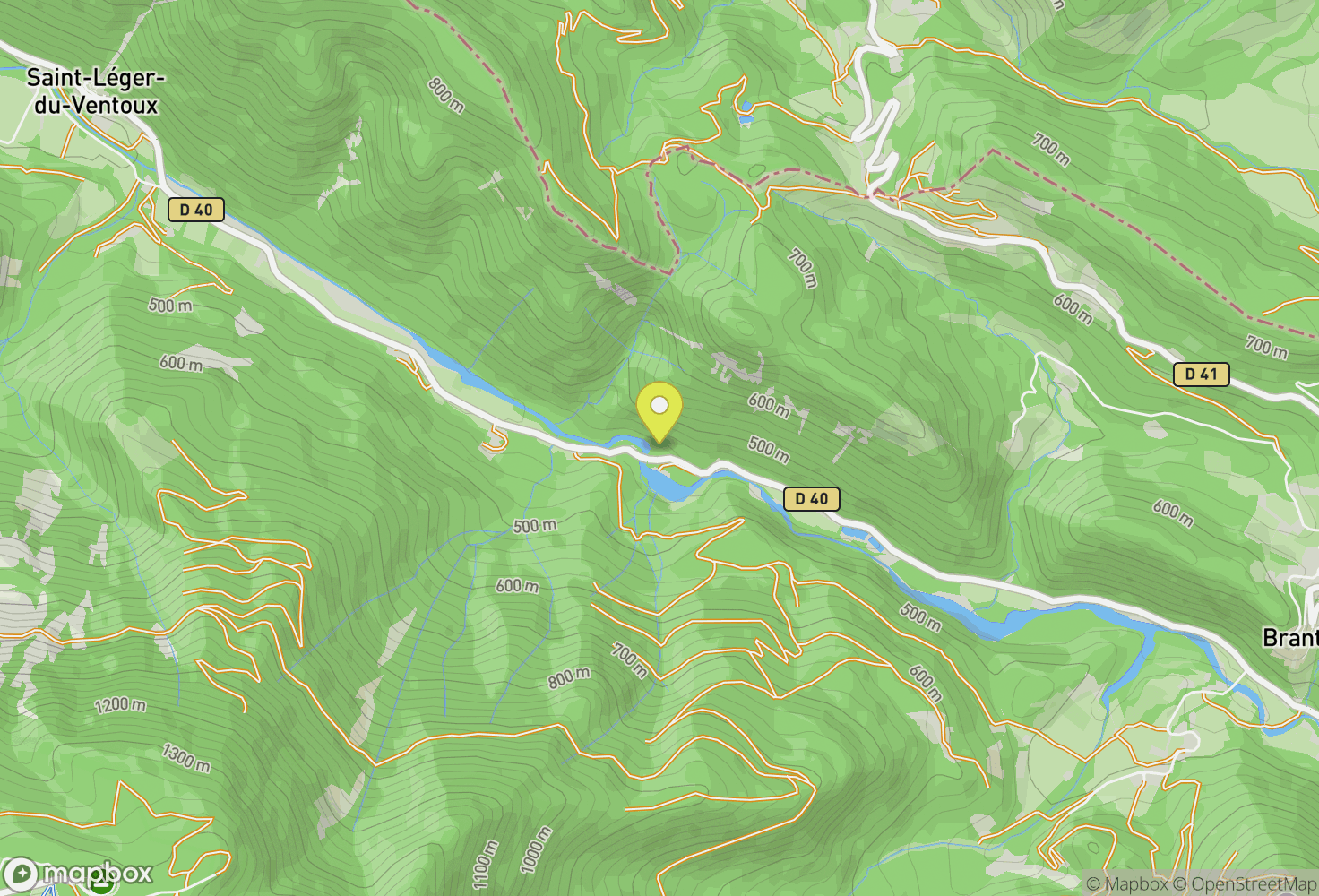 Map of Saint-Léger-du-Ventoux, France