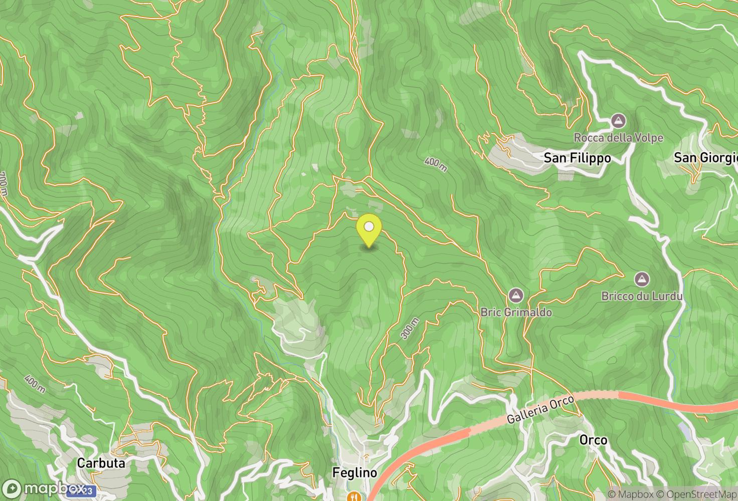 Map of Orco Feglino
