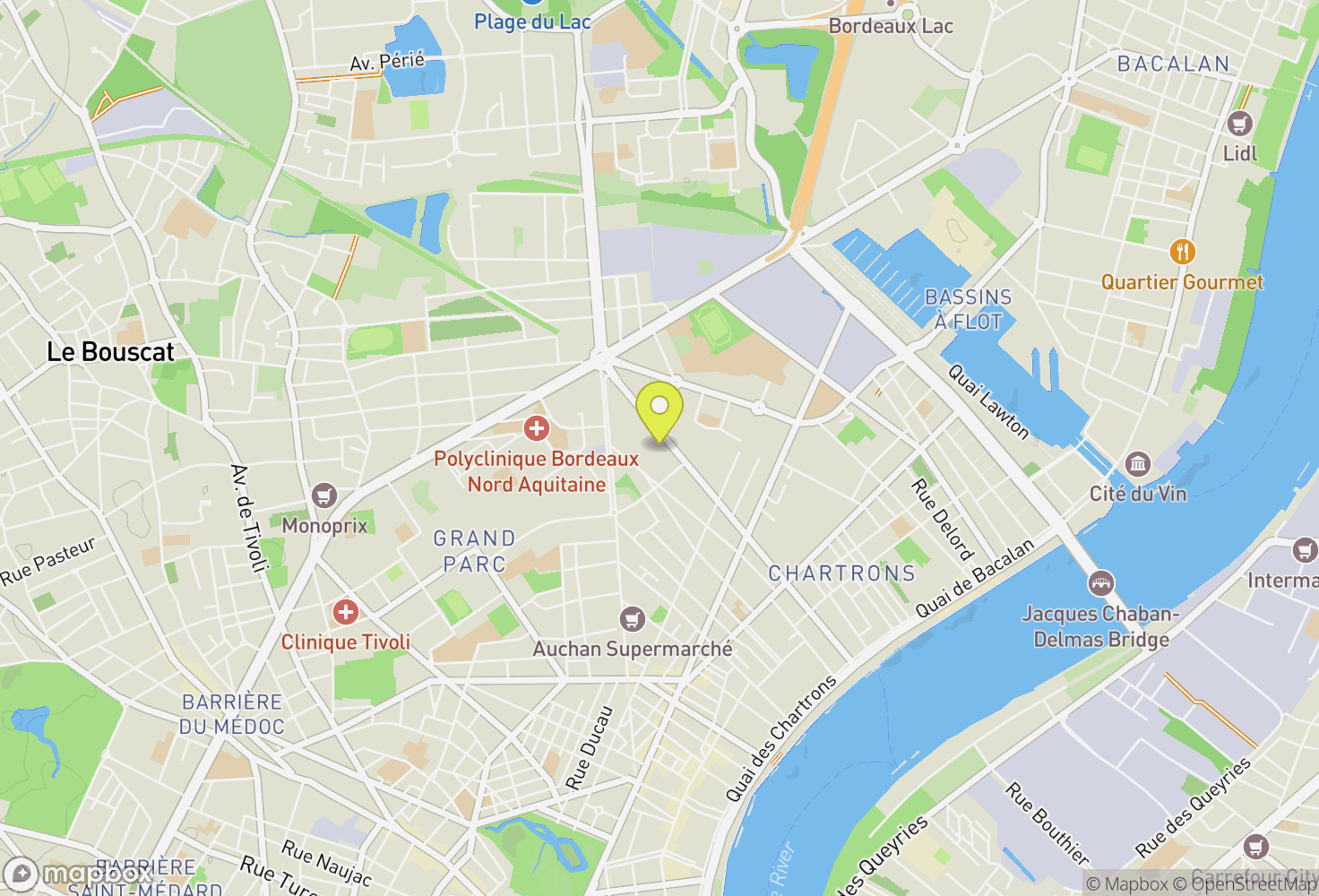 Map of Arkose Bordeaux