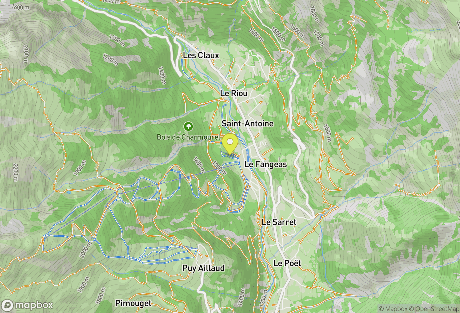 Map of Vallouise-Pelvoux, France