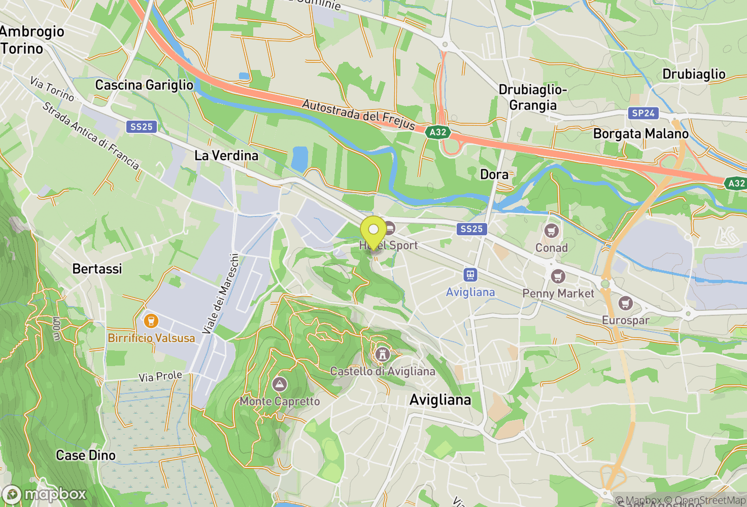 Map of Cava di Avigliana