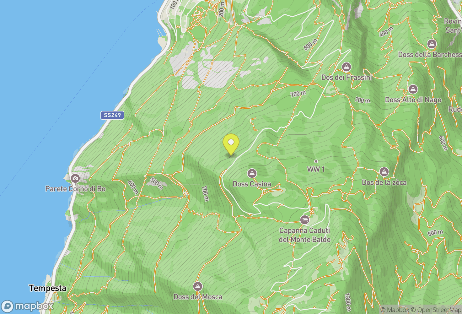 Map of Nago-Torbole