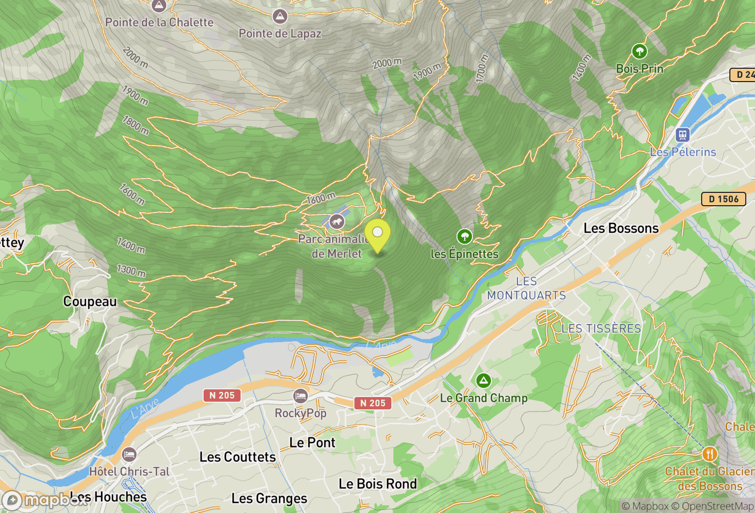 Map of Roc Dement