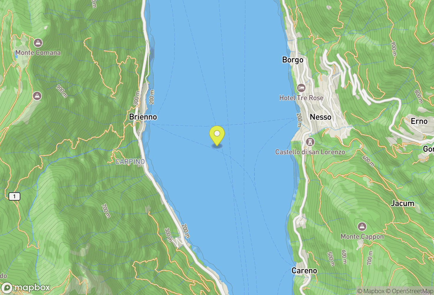 Map of Alps