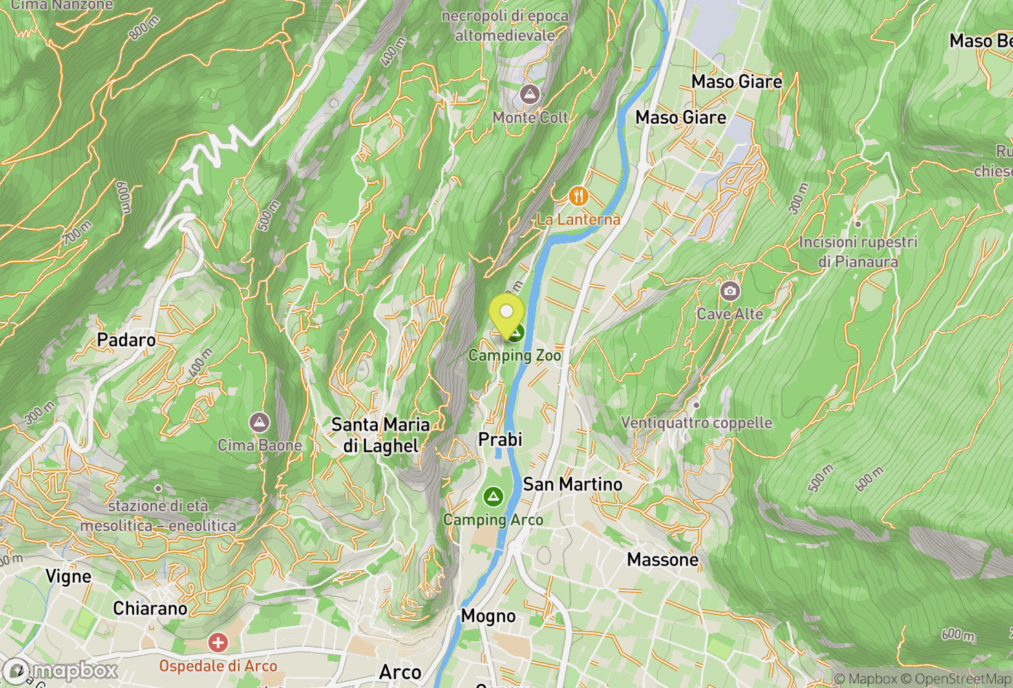Map of Arco, Włochy