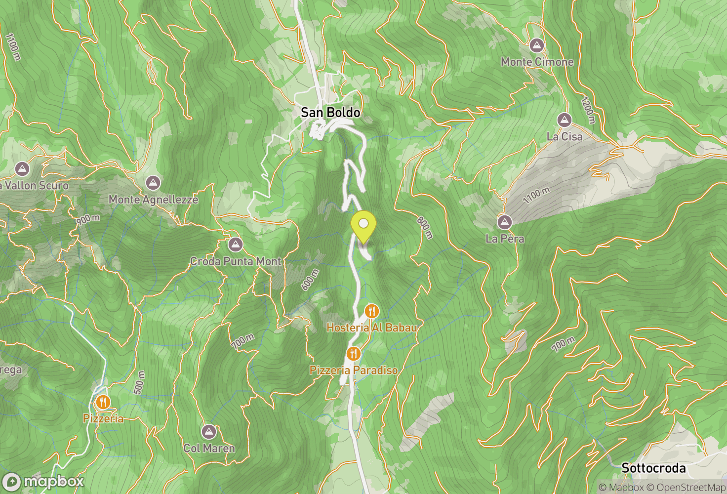 Map of Tovena