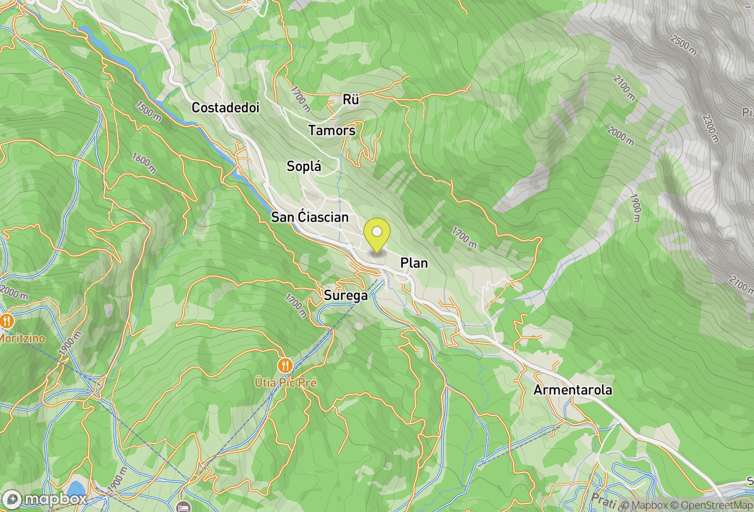 Map of Badia, Italia